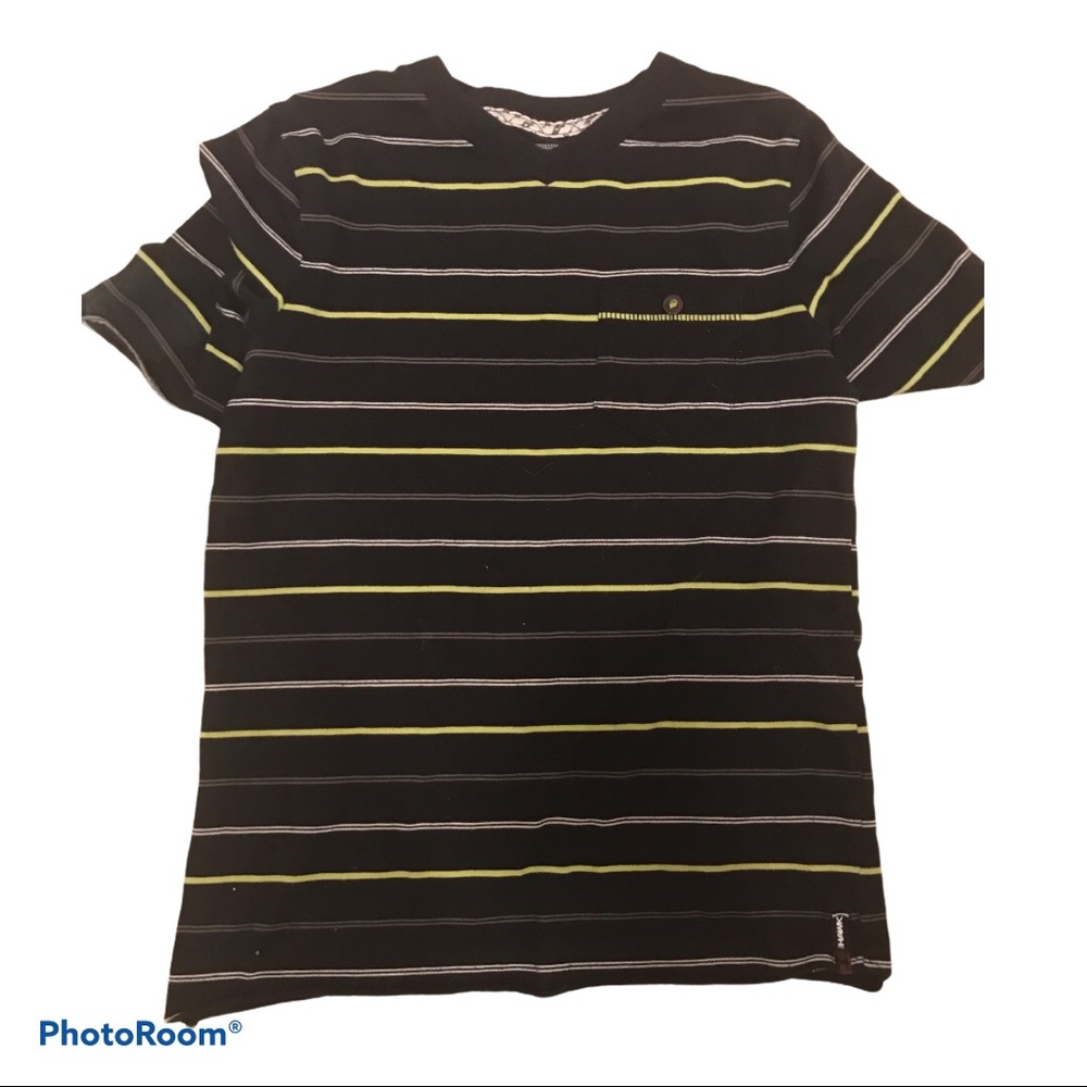 Tony Hawk V Neck T-Shirt w/Pocket & Stripes  XL 7x
